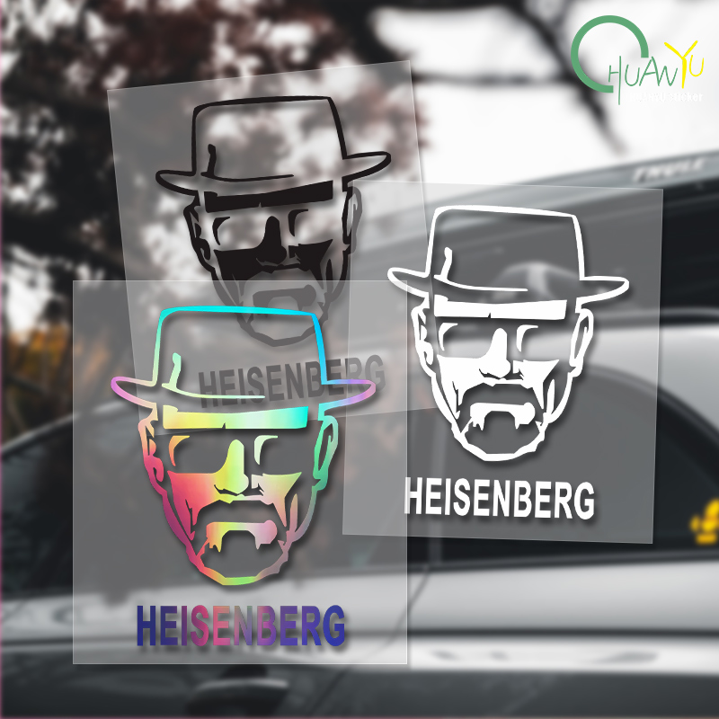 Motorcycle Gear Outfit - HEISENBERG Creative Text Pattern Sticker Car