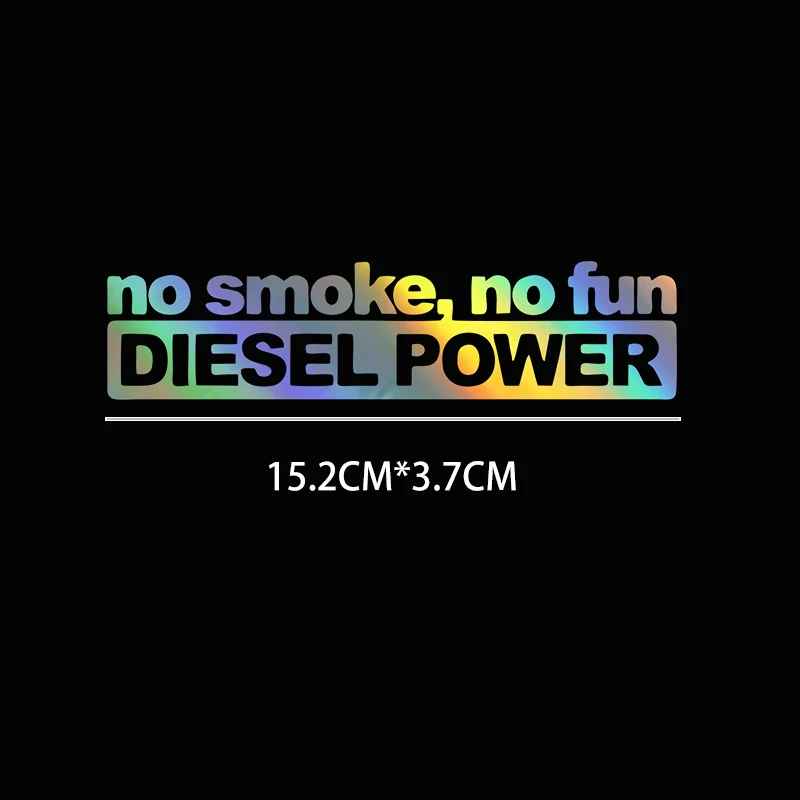 Motorcycle Gear Outfit - 15.2X3.7CM Car Stickers NO SMOKE NO