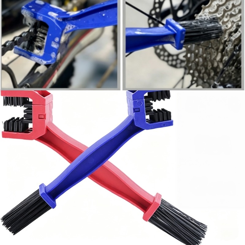 Motorcycle Gear Wash - Portable Bike Motorcycle Chain Cleaner Brush
