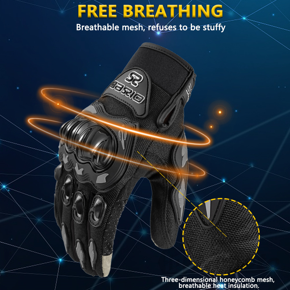 Summer Breathable Full Finger  - огляд і ціна Motorcycle Gear Gloves