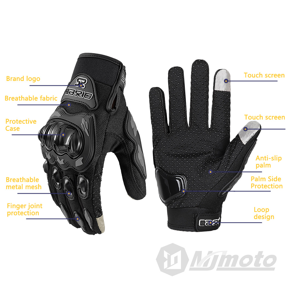 Summer Breathable Full Finger  - огляд і ціна Motorcycle Gear Gloves