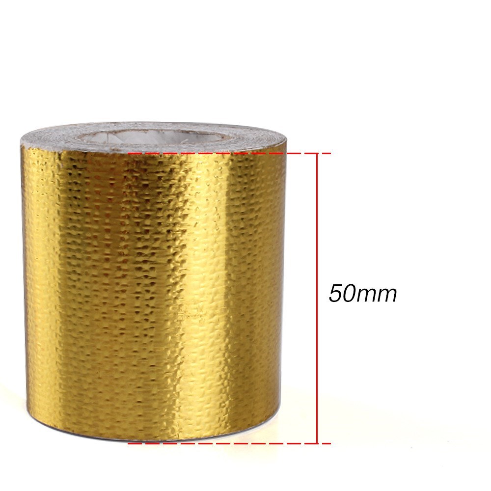 Gold Thermal Exhaust Tape 5/9/ - огляд і ціна Exhaust Wrap Titanium