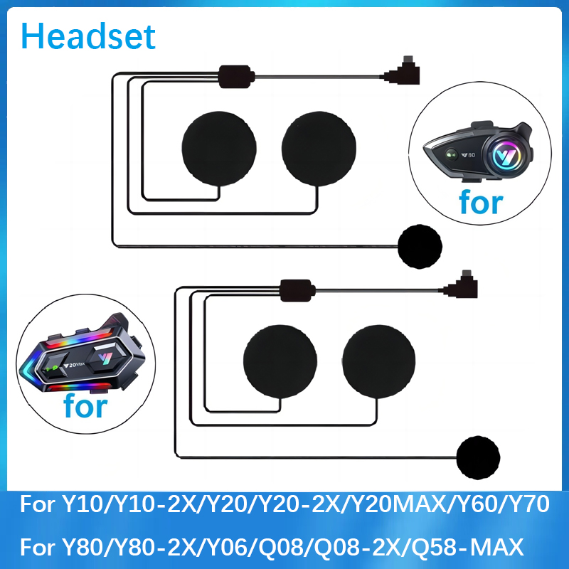 Headset Suitable For Y10/Y10-2 - огляд і ціна Intercom Headset Helmet