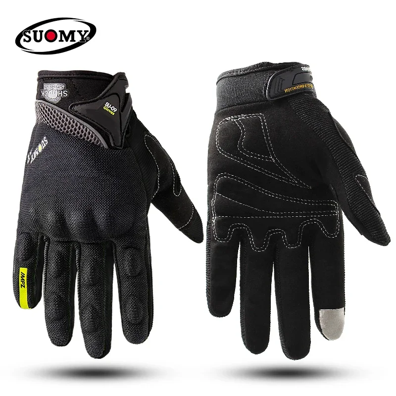 SUOMY Breathable Full Finger R - огляд і ціна Motorcycle Gear Gloves
