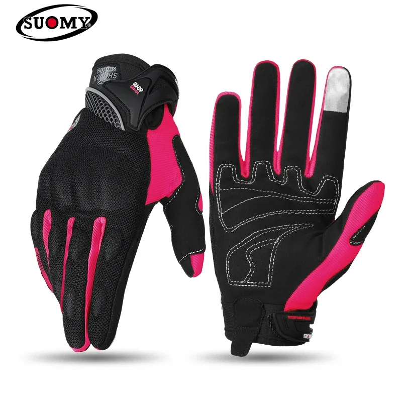 SUOMY Breathable Full Finger R - огляд і ціна Motorcycle Gear Gloves