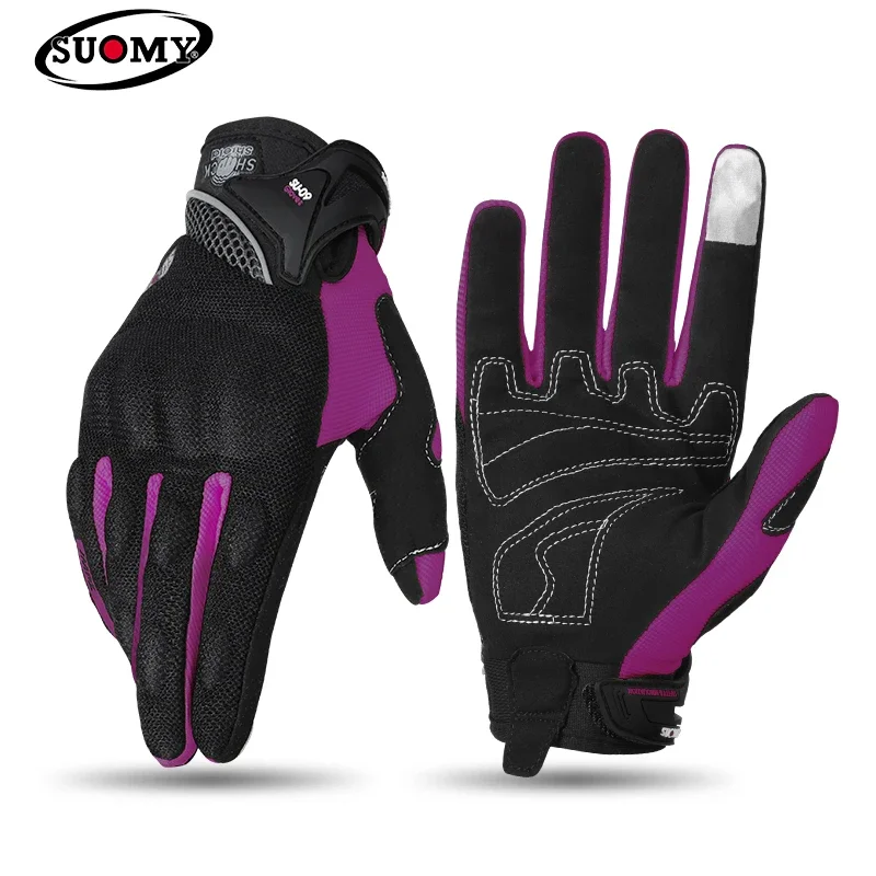 SUOMY Breathable Full Finger R - огляд і ціна Motorcycle Gear Gloves