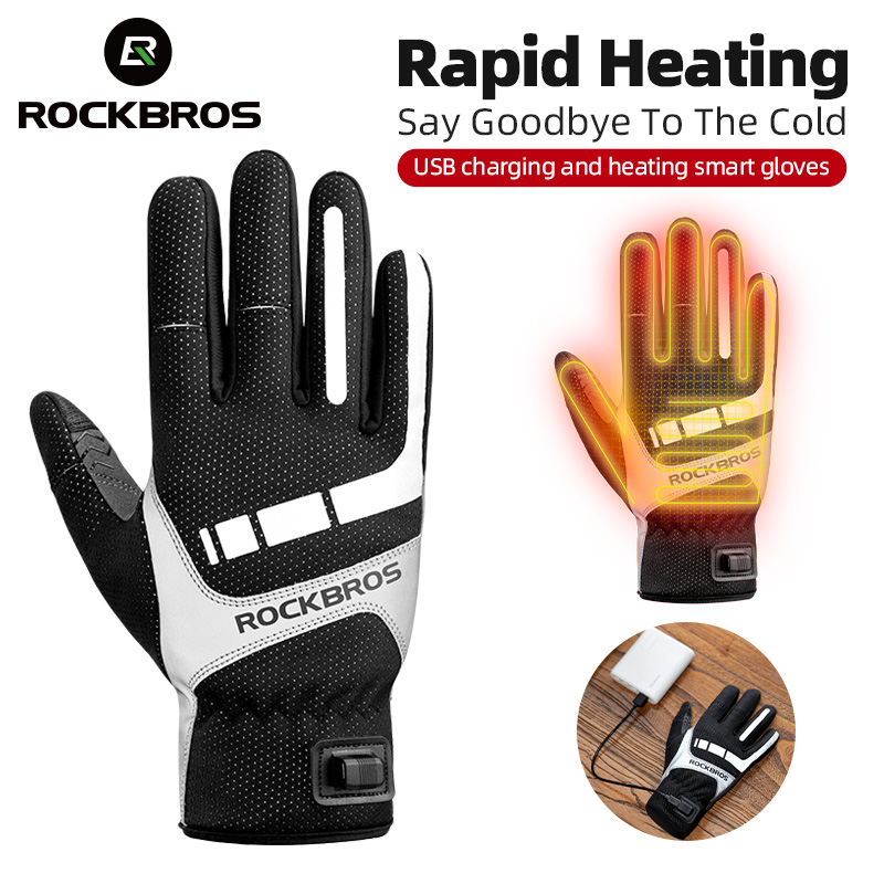 ROCKBROS Heated Winter Glove C - огляд і ціна Motorcycle Gear Gloves