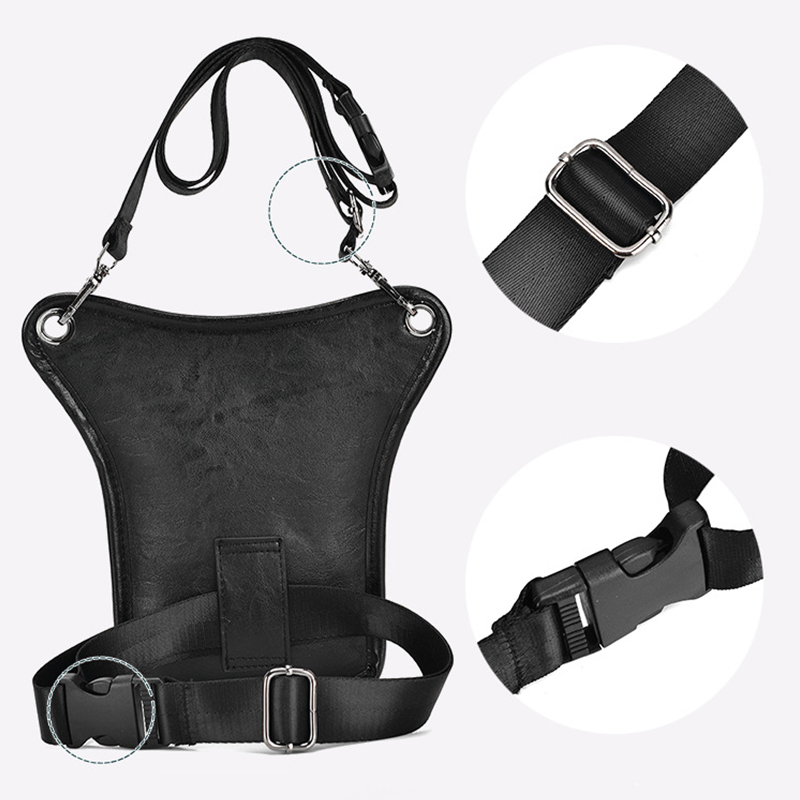 Vintage Pu Leather Waist Pack  - огляд і ціна Motorcycle Gear Backpack