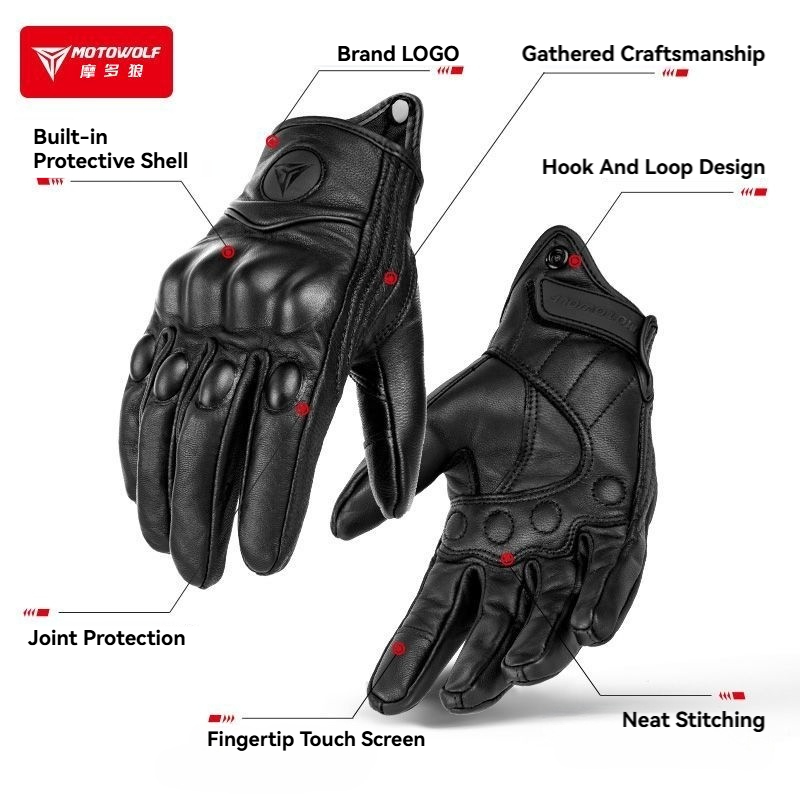 MOTOWOLF Motorcycle Gloves Men - огляд і ціна Motorcycle Gear Gloves